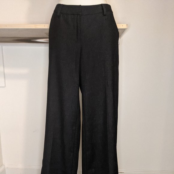Kensie Dark Charcoal Gray Straight Leg Pants - Picture 2 of 5
